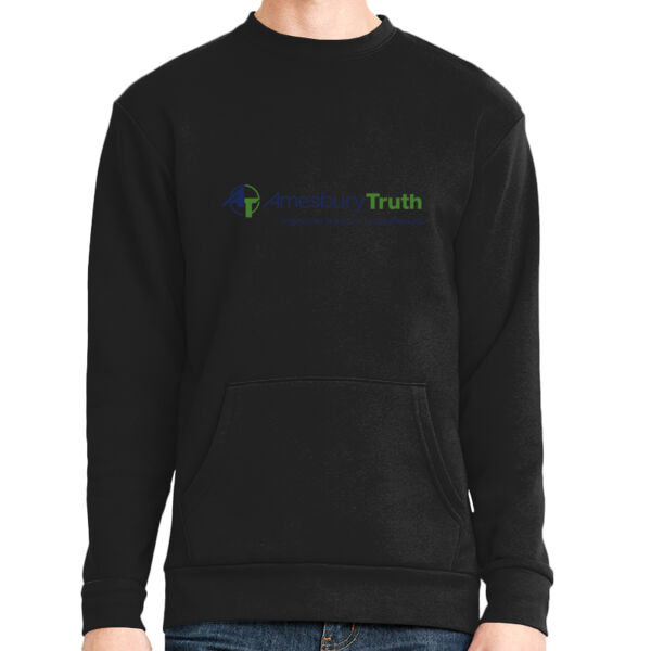 Amesbury Truth - Unisex Long Sleeve Crew with Pocket Thumbnail