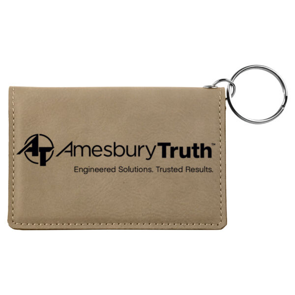 Amesbury Truth - Laserable Leatherette Keychain/ID Holder Thumbnail